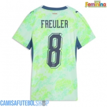 Camisa de time de futebol Suíça Remo Freuler #8 Replicas 2º Equipamento Feminina Mundo 2026 Manga Curta